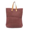 HERMES Amedaba GM Bag Hand Bag Tote Bag Canvas Brown