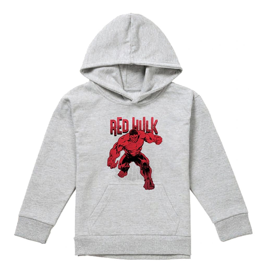 Marvel Childrens/Kids Red Hulk Cracked Pull Over Hoodie