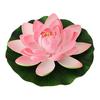 Artificial Loutus Floating Foam Fake   Flower Pads Lifelike Decorative Pond Plants Ornaments for Pool Aquarium