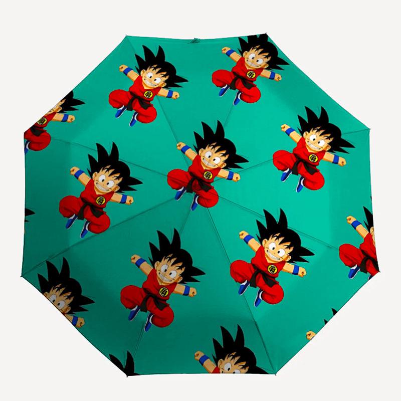 

1pc Goku, Dragon Ball Automatic Umbrella 8-Bone Design Compact Gear for Outdoor Travel, Perfect Gift for Friends or Family yy280828170