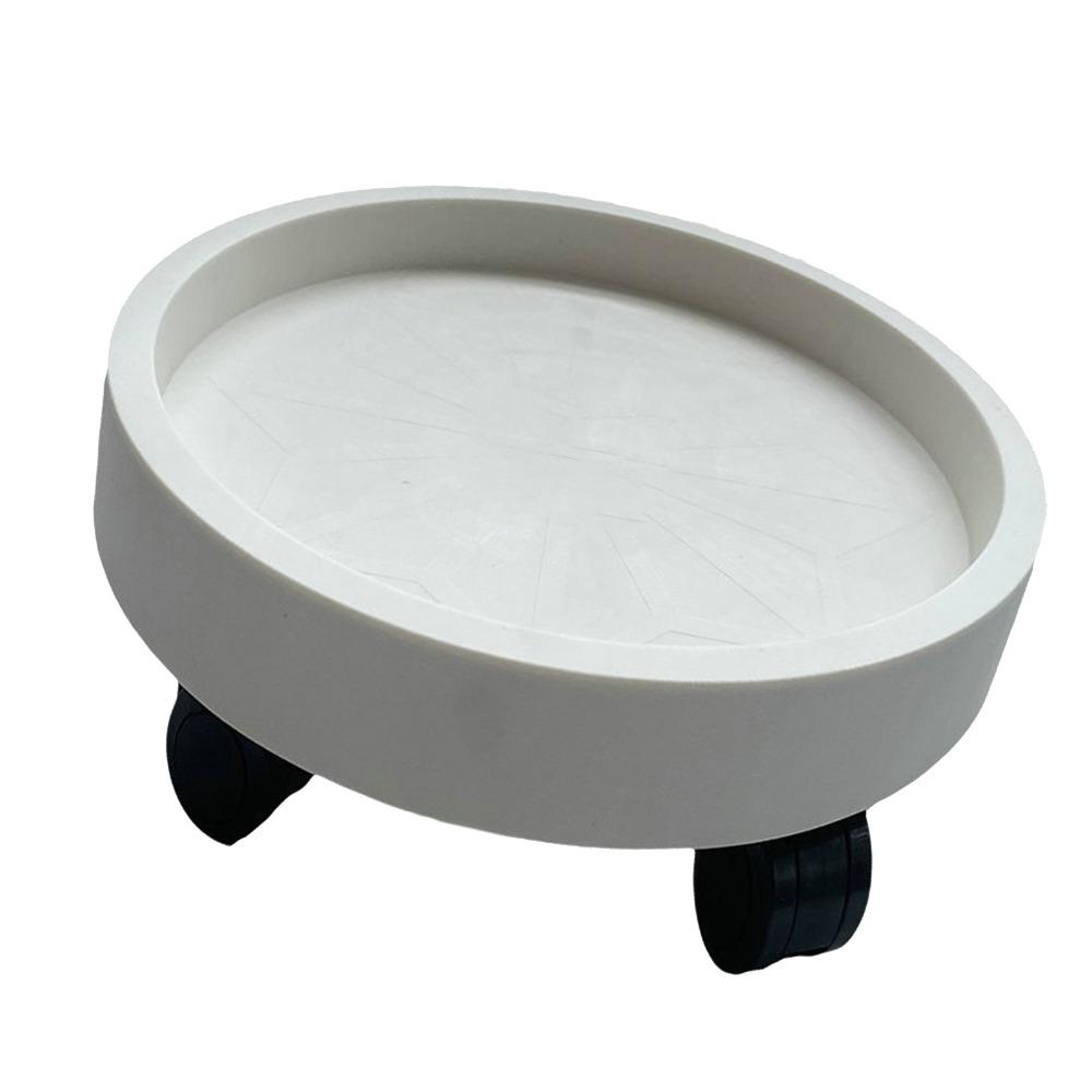 Rolling Rolling Plant Saucer Removable Wheels Planter Trolley Durable Pot Wheels Tray