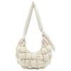 New LiNing Nylon Shoulder Bag, Crossbody Bag Regular Unisex Cream White ABDV367-2