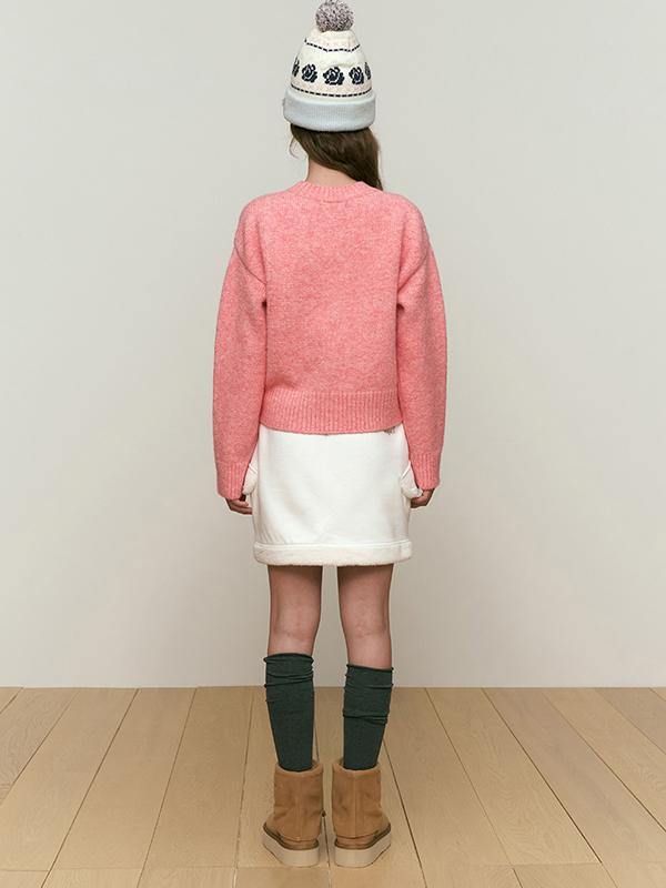 KIRSH Collection Round Neck Knit [Pink]