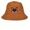 Women's Versatile Sun Protection Bucket Hat - Casual Outdoor Puppy Design