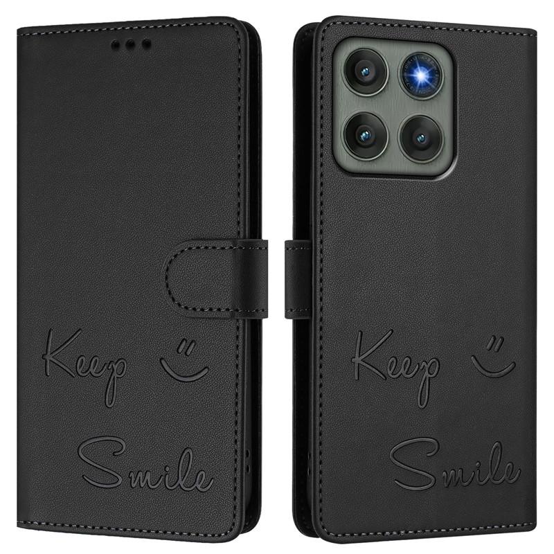 For Motorola Edge 60 Pro Case Flip Etui On For Moto Edge60 Pro Classic Phone Wallet Leather Case 2025 Coque Card Slot Back Cover
