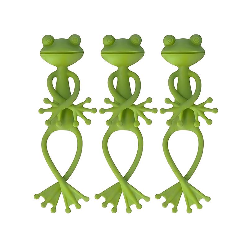 1/3/5PCS Green Frog Shaped Plant Clips DIY Flowers Vines Stem Holder Rack Gardening Gadgets Support for Plants Home Supplies ZYF