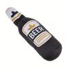 Giocattolo per Cani Squeaky a Forma di Bottiglia di Birra Realistica. Gioco Interattivo Resistente al Morso e all'Usura. Facile da pulire