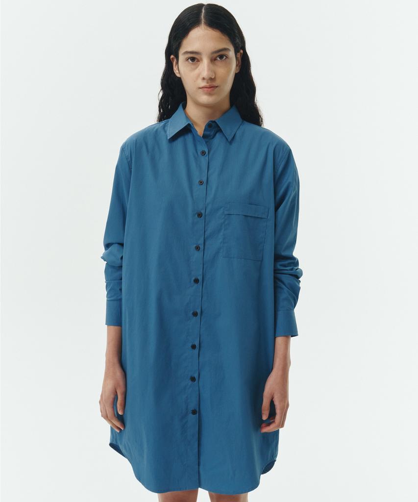 NOFLIK Collared Shirt Dress