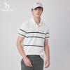 HAZZYS Men's Striped Casual Polo Shirt