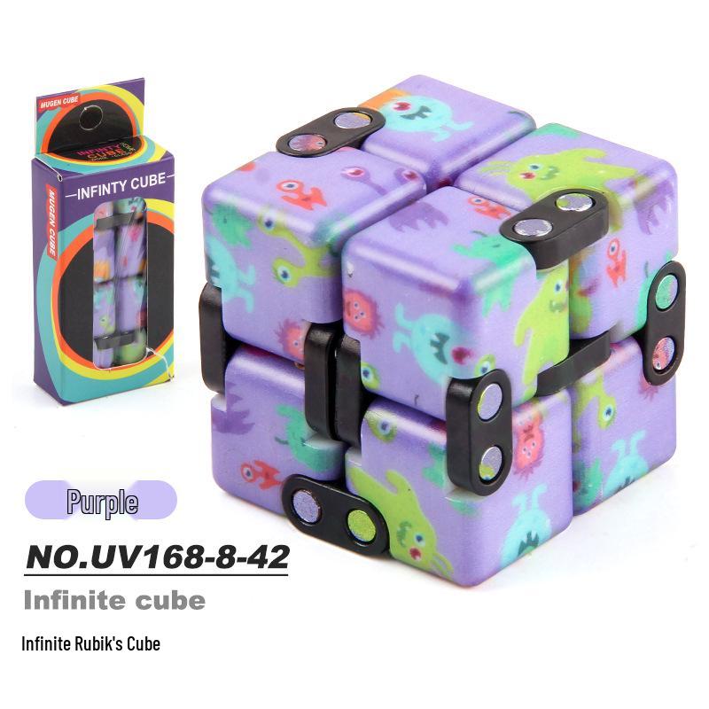 

Бесконечный куб: Двухслойная переменная игрушка-непоседа для когнитивного развития