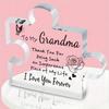 Personalized Grandma Plaque - Engraved Birthday & Christmas Keepsake