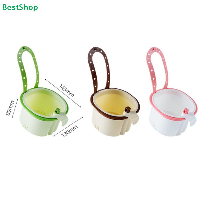 Hanging Kitchen Sink Drain Basket for Home Use - Separates Food Residues, Tea Leaves and Kitchen Waste