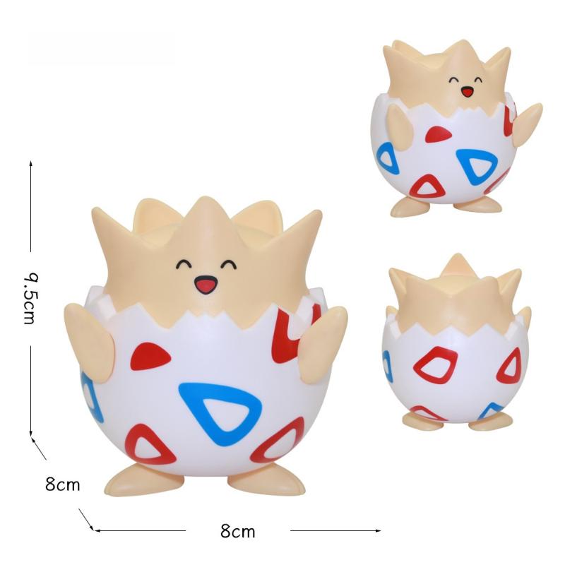 

1Pcs Happy Togepi Cute Figure Doll Collection Abs Bedroom Desktop Decor Pokemon Figure Anime Model Children S Toys Gift