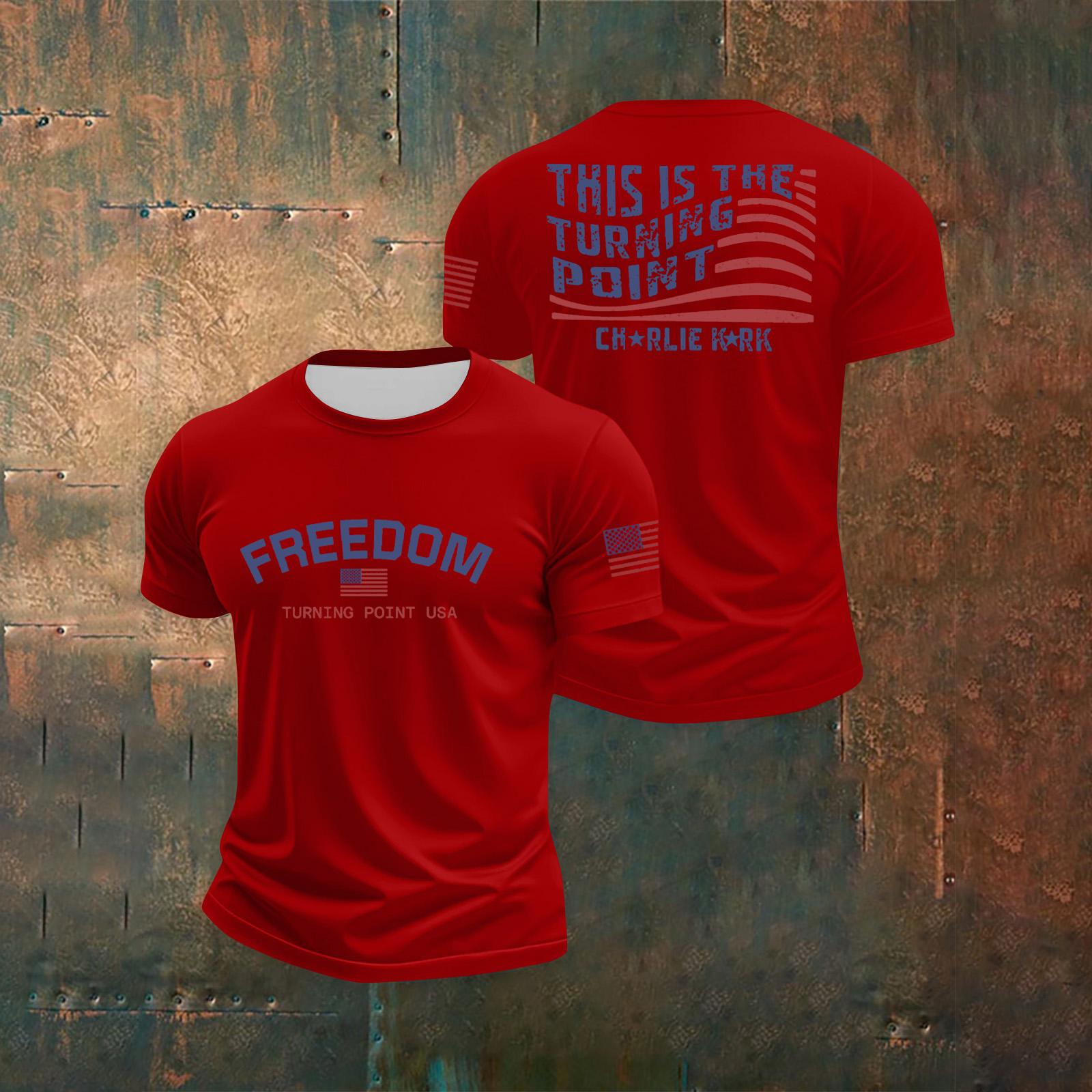 

Мужская футболка с коротким рукавом с принтом Мужская свободная повседневная футболка с коротким рукавом XXXL красный