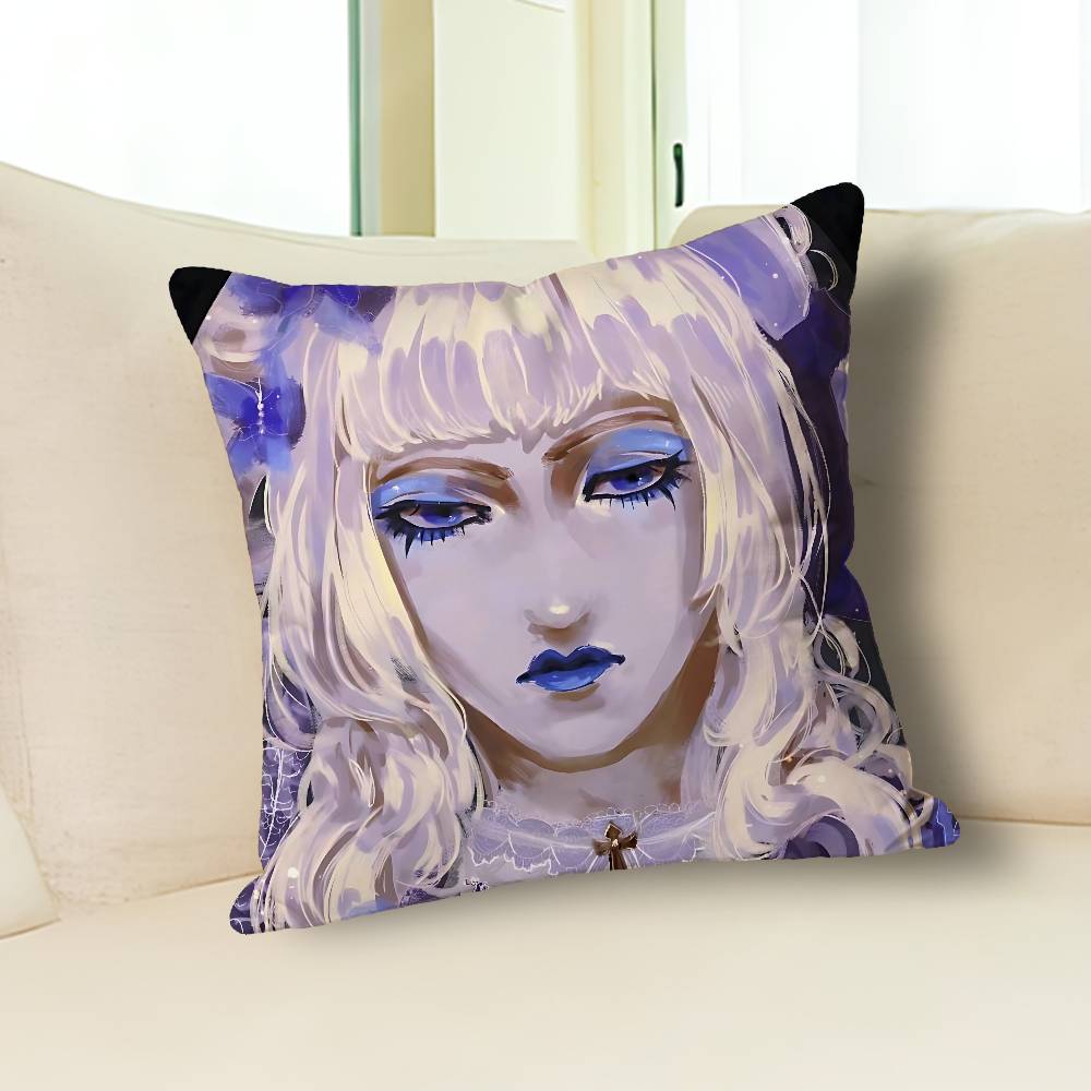 

M-Mana Gothic M-Malice Mizer Various Sizes Square Pillow Case For Car Home Bedchamber Decor Custom Valentine gift 30cmx30cm