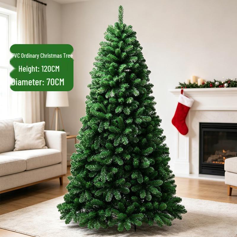 Green Encrypted PVC Floor-Standing Automatic Christmas Tree