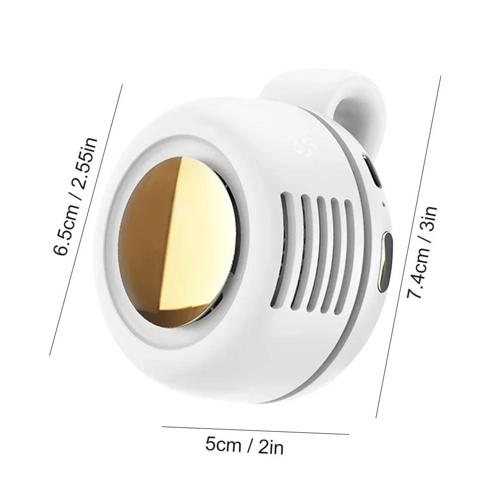 Mini Clip Fan 3 Speeds Rechargeable Wearable Fan for Shirt/Waist Hands-Free Personal Cooling Fan Indoor/Outdoor 160 lightweight