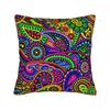Brown White Paisley Western Seamless Pattern Pillow Case  Cute Funny Pillow Cover Design Pillowcases For Couch Sofa Bedroom