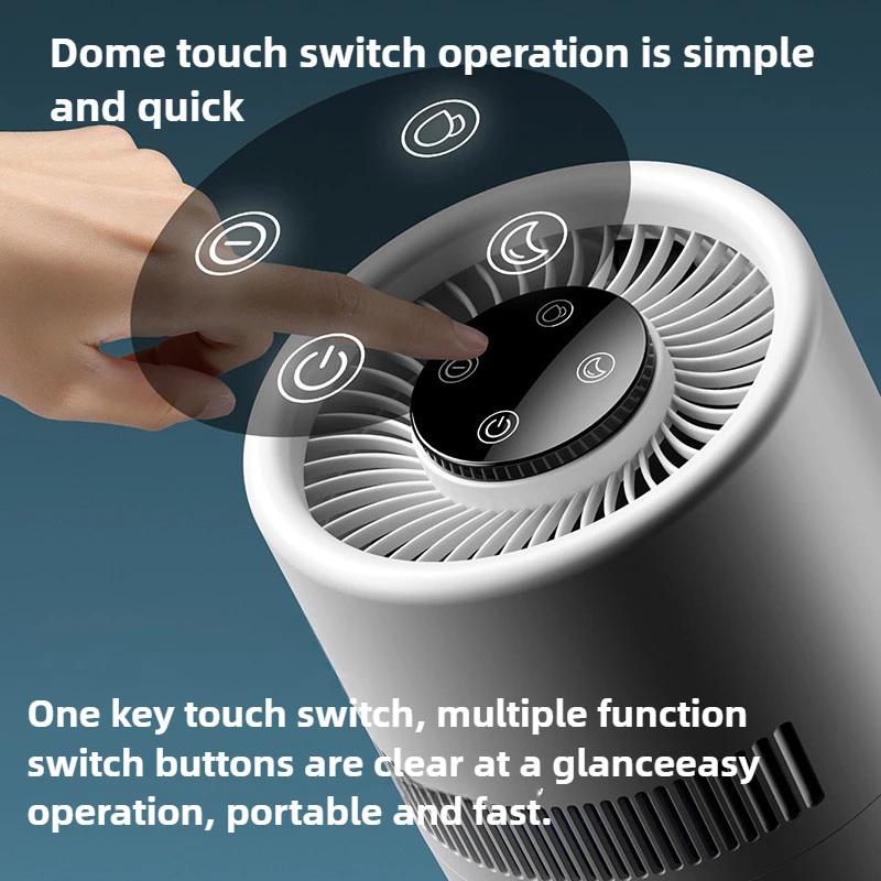 4L Bezmlžný Velkokapacitní Zvlhčovač Sterilizace Studená Evaporace Molekuly USB Nabíjení Bezpečnější Vícenásobná Filtrace Zdravější