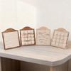 Flannel Lined Wood Rings Holder Display Stand For Secure Jewelry Presentation In Stores And Homes