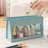 Large Capacity Makeup Storage Travel Bag with Mesh Compartments - Suitable for Portable Cosmetics Storage During Travel, Business Trips, and Daily Use