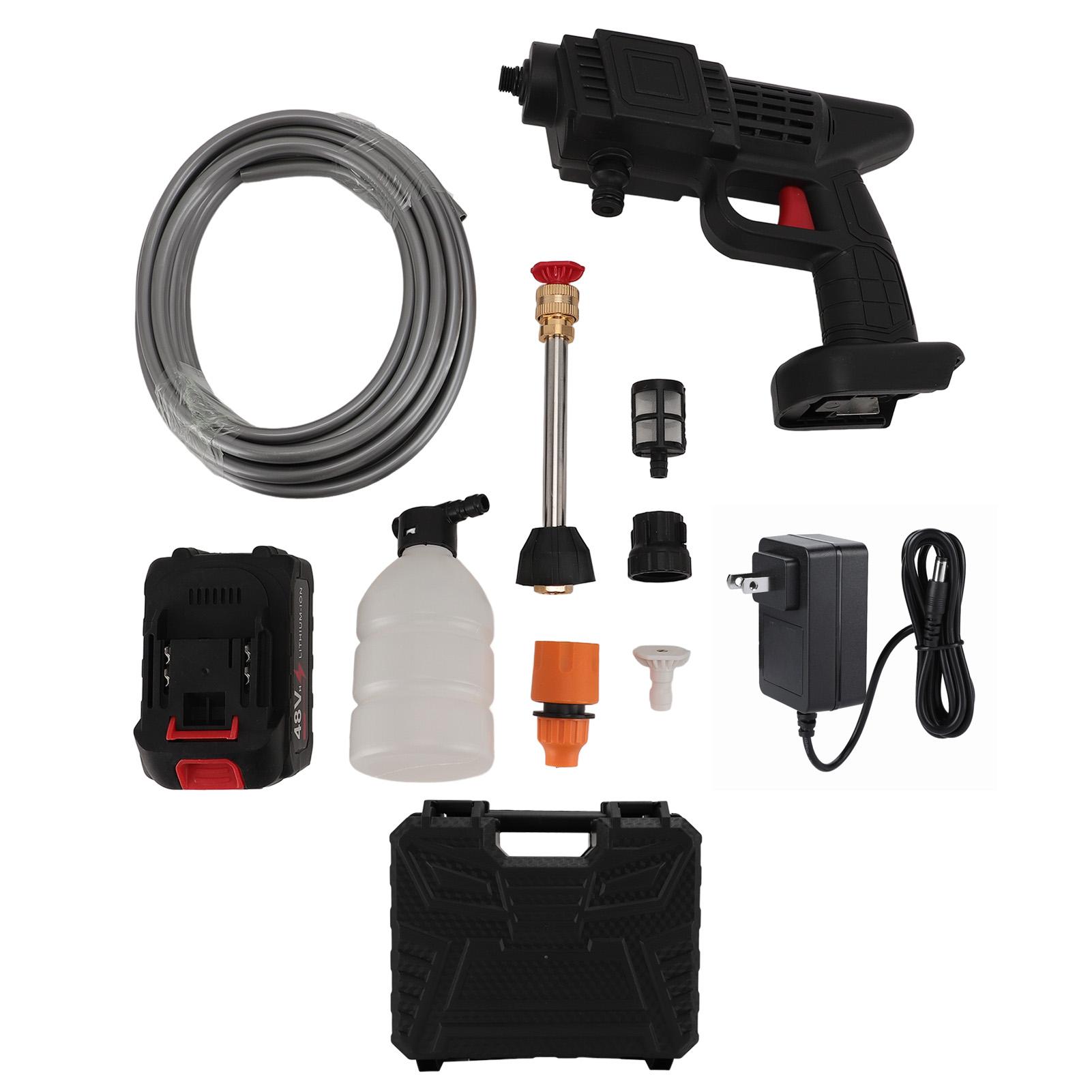 

Беспроводная мойка высокого давления 30 бар, 3 режима мойки, портативная, с аккумулятором US Plug