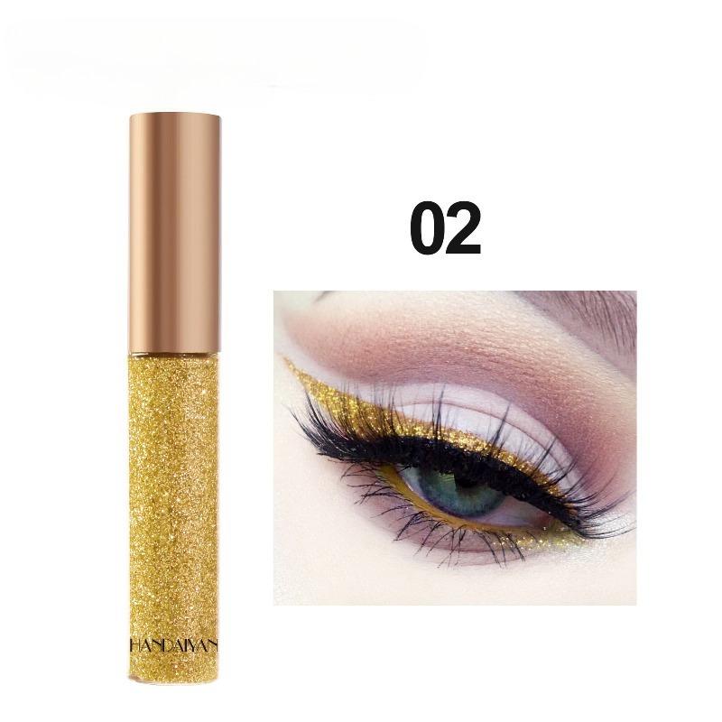 Flüssiger Lidschatten Make-up Nachtclub Bühnen Make-up Blendende Farbe Schimmernde Pailletten Blinker Flüssiger Lidschatten