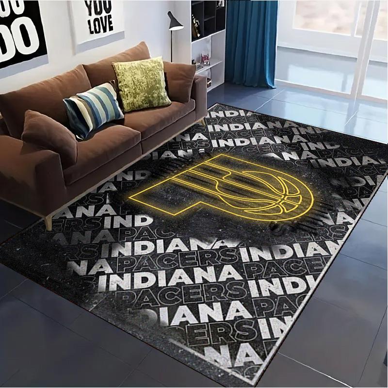 Indiana Pacers Carpet Rug for Living Room Bedroom Home Sofa Decoration,Kids Play Non-slip Floor Mat