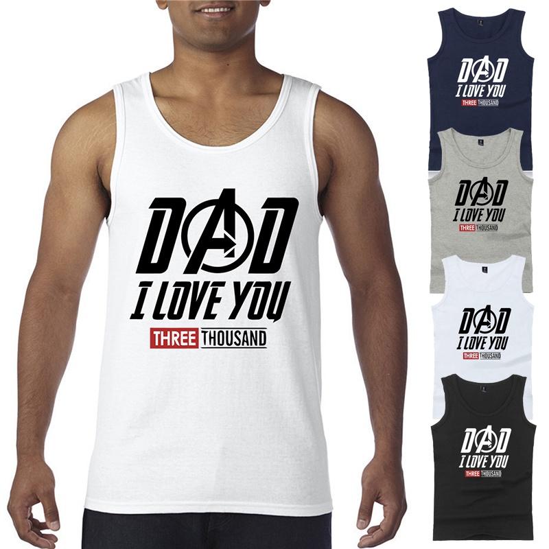 Klassisches Papa Ich Liebe Dich 3000 Vatertag Tony Stark Avengers Ärmelloses T-Shirt