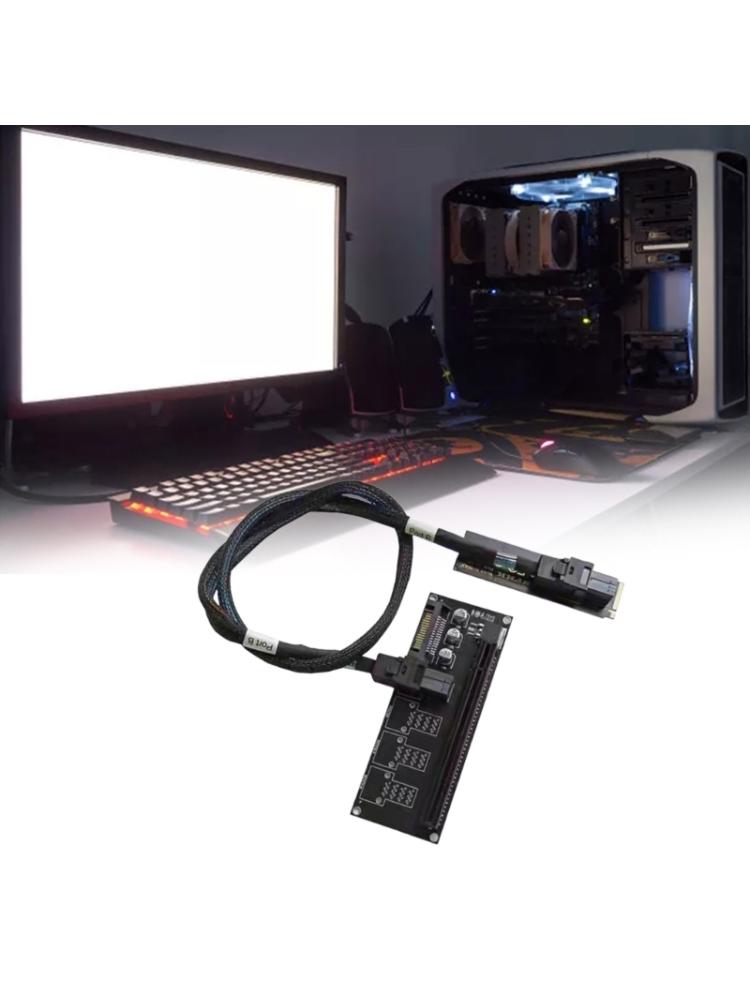 M.2 NVMe To PCIe3.0 SSD PCIE X1 X4 X16 Adapters Card PCIE Expansion Cable For Splay Card SSD Pcie Adapters
