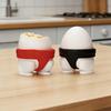 2Pcs Sumo Wrestler Egg Holder Fun Egg Cup Japanese Style Wrestler Egg Stand
