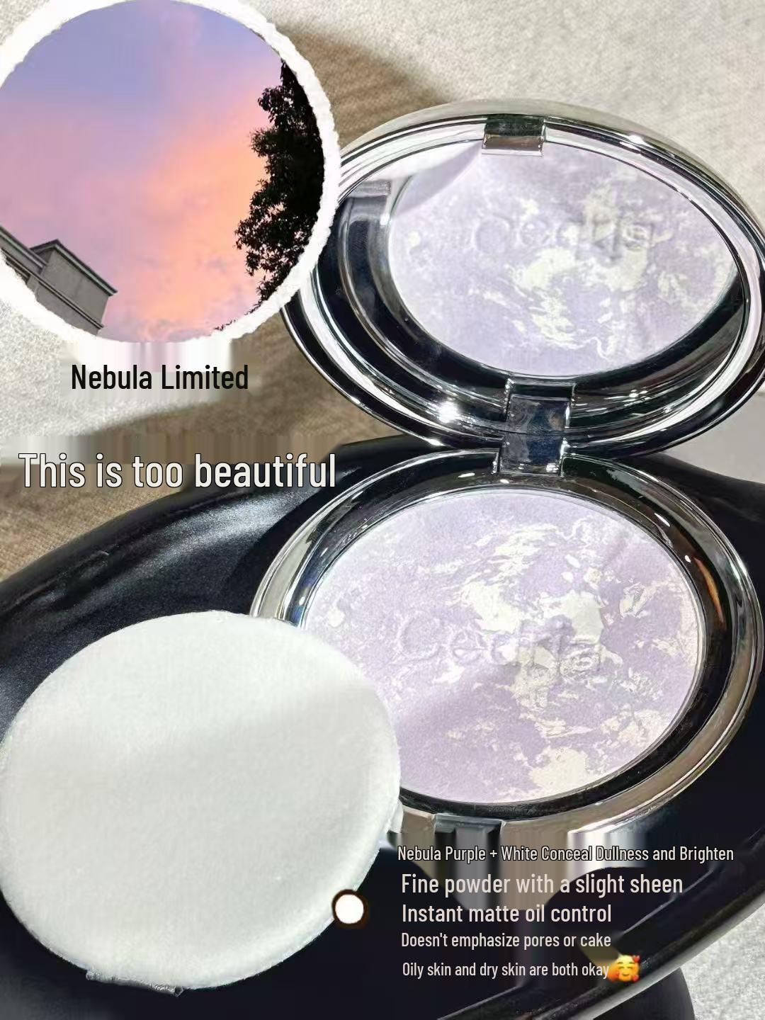 

Cedria Cinderella Сяюча розсипчаста пудра: Контроль жирності, Стійкий, Медовий спрей з ефектом м якого фокусу, Фіксуюча пудра, що не переноситься.