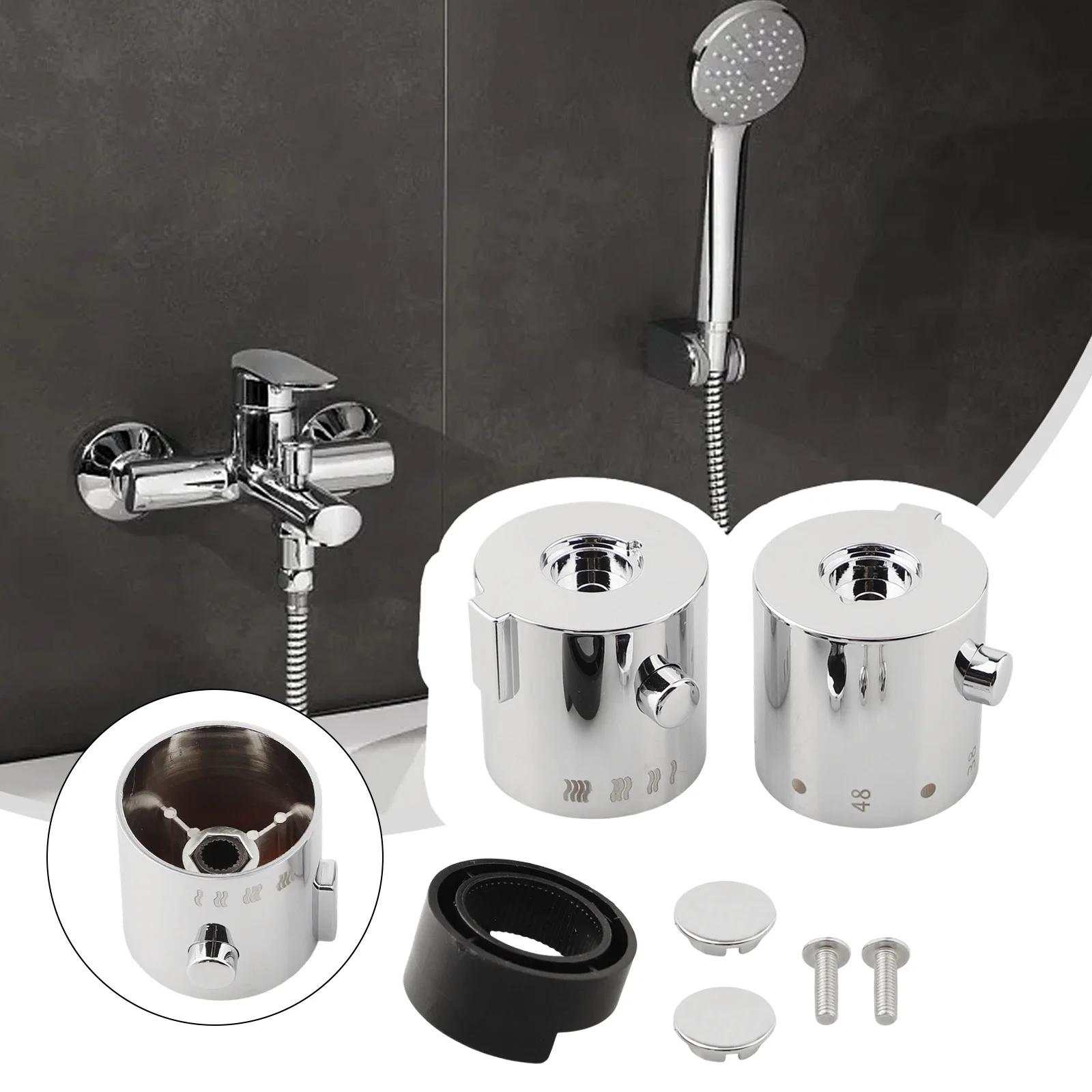 

Practical Knob Handles Temperature Control Shower Silver Stop Ring ABS Plastic Bath Shower Mixer Control Handle China Mainland