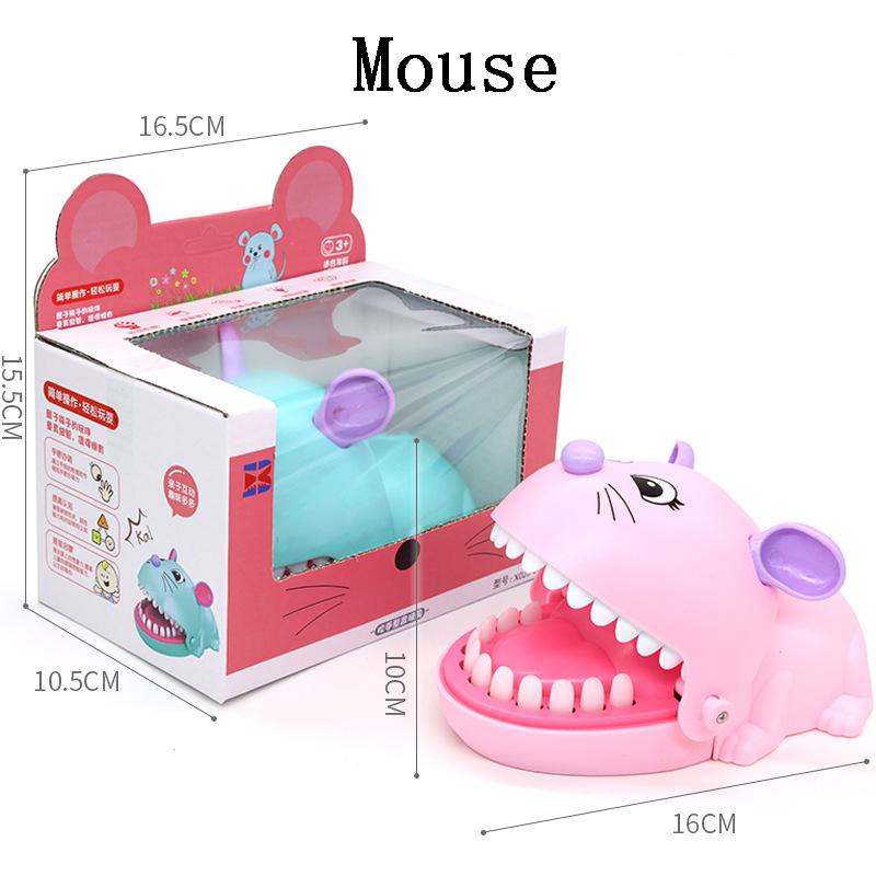 

Creative Chidlren Kid Crocodile Moth Dentist Dantist Biting Finger Party Game Тест на удачу Весела іграшка рожевий