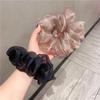 Oversized Scrunchies Organza Hair Ties Elastic Hair Band Women Girs Ponytail Holder Hair Ropes Hair Accessories