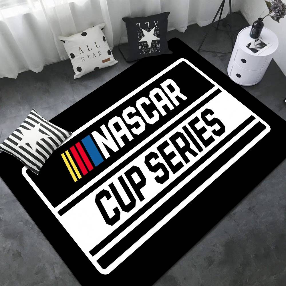 N-NASCARS Racing Car Entrance Door Mat Washable Non-Slip Living Room Sofa Chairs Area Mat Kitchen Welcome Doormat