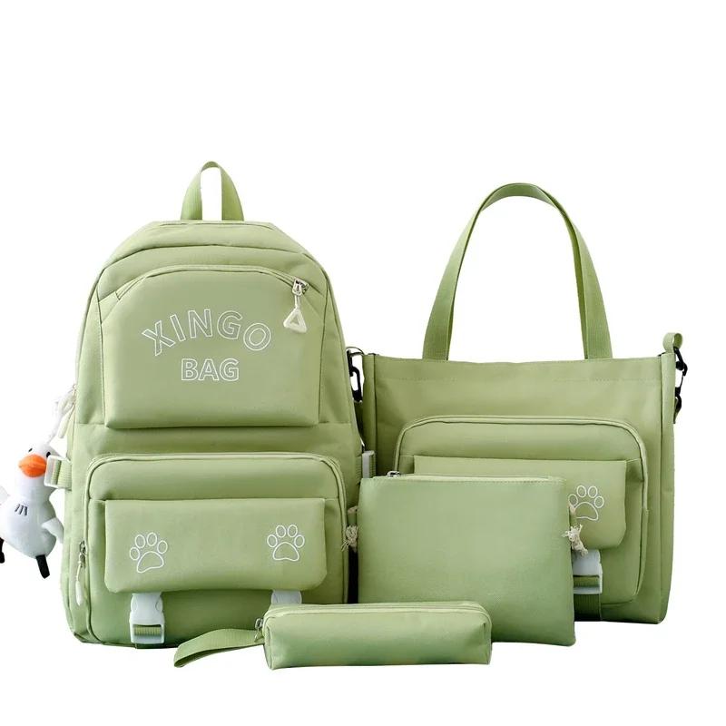 New Schoolbag Set for Boys and Girls Students with Large Capacity and Multi function