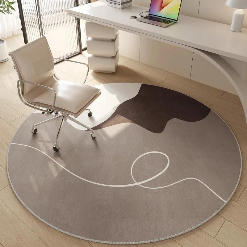 

Современный минималистский стиль Круглый ковер, коврик для компьютерного кресла, рабочий стол, спальня, предметы интерьера, звукоизоляционные ковры Diameter 150cm