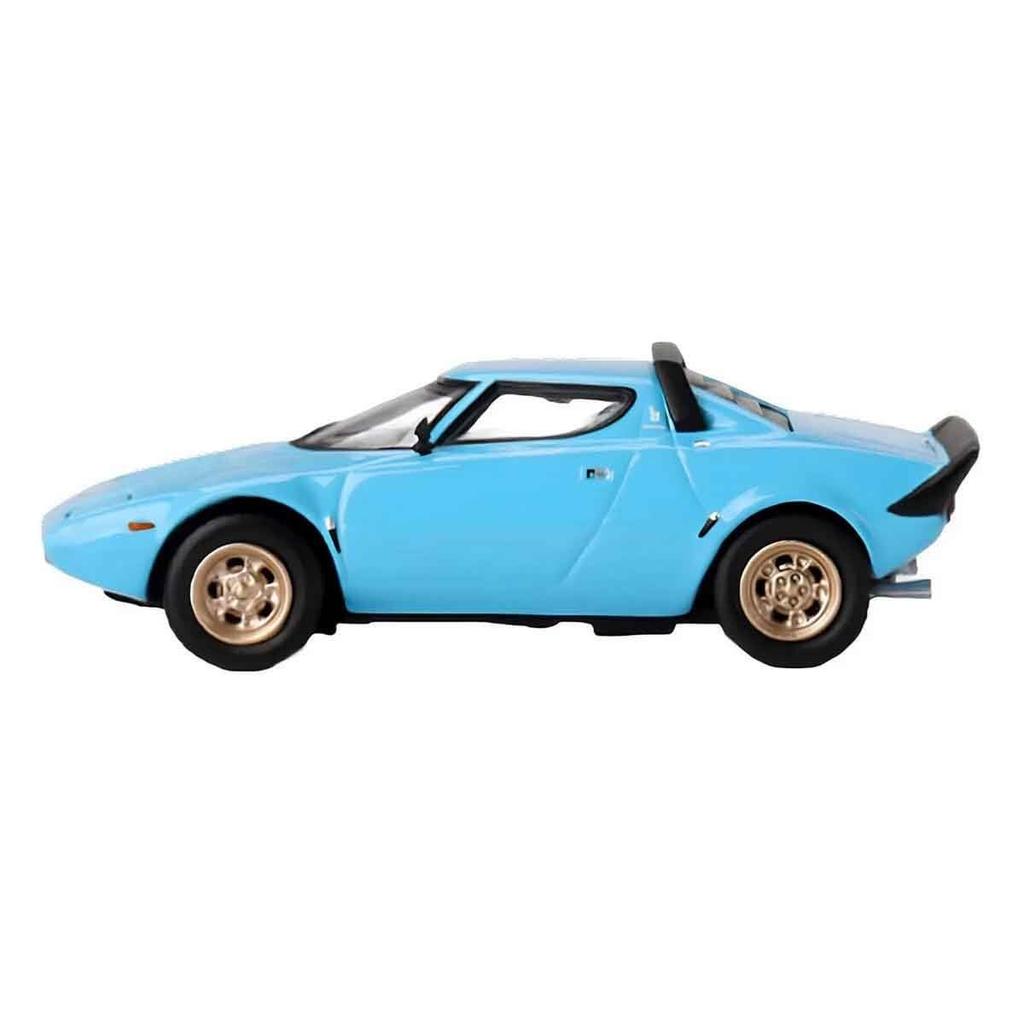 MINI GT Lancia Stratos HF Stradale Azzurro Chiaro Finished Model 1/64 (Light Blue) (Left-Hand Drive)