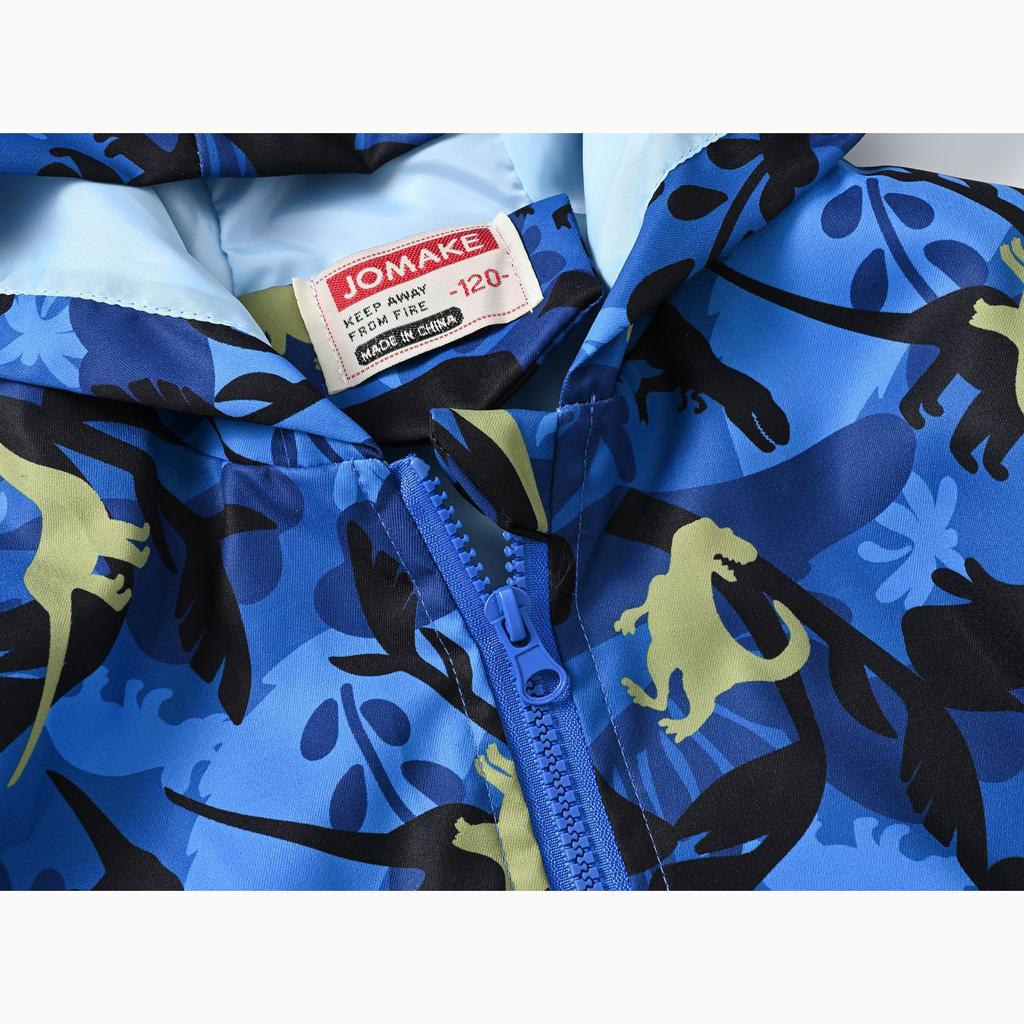 Middle and Large Children Boys and Girls Multi-color Printing Hooded Jacket Light Models of Fashion Jacket Children's Clothing