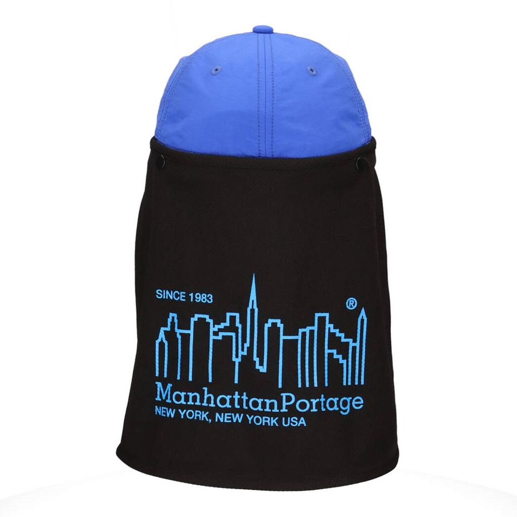 Kids Baseball Cap with Sauce Sunshade SUNSHADE CAP [Manhattan Portage] Children's KID'S (Blue)