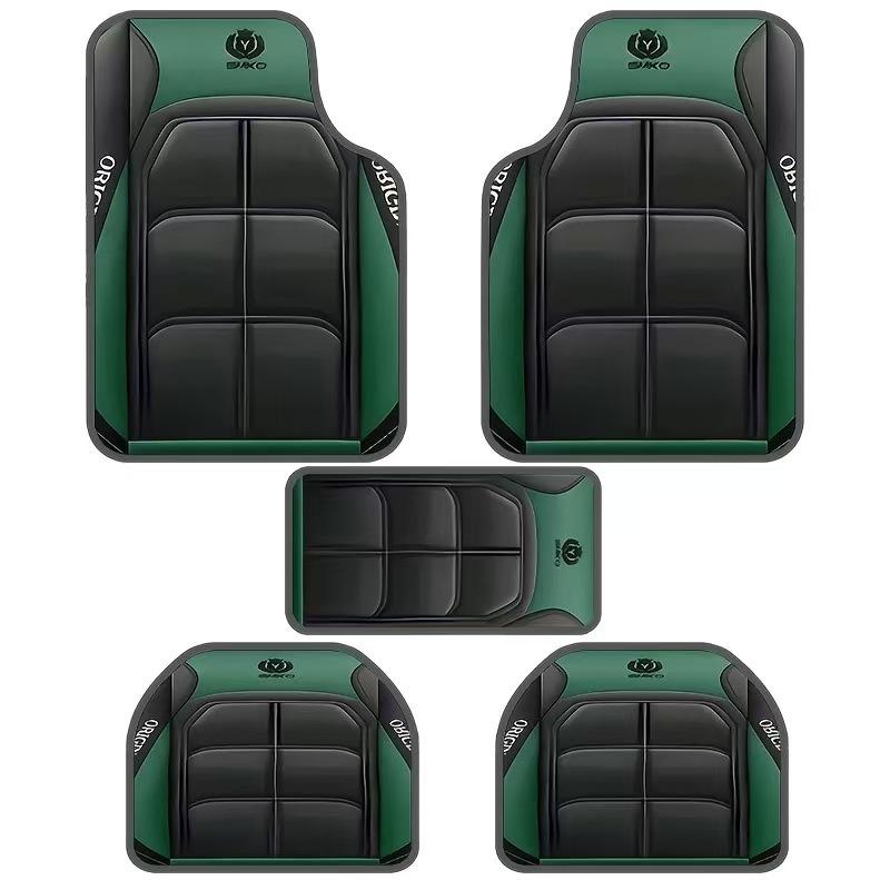 Car Floor Mats 5PCS Universal Polyester