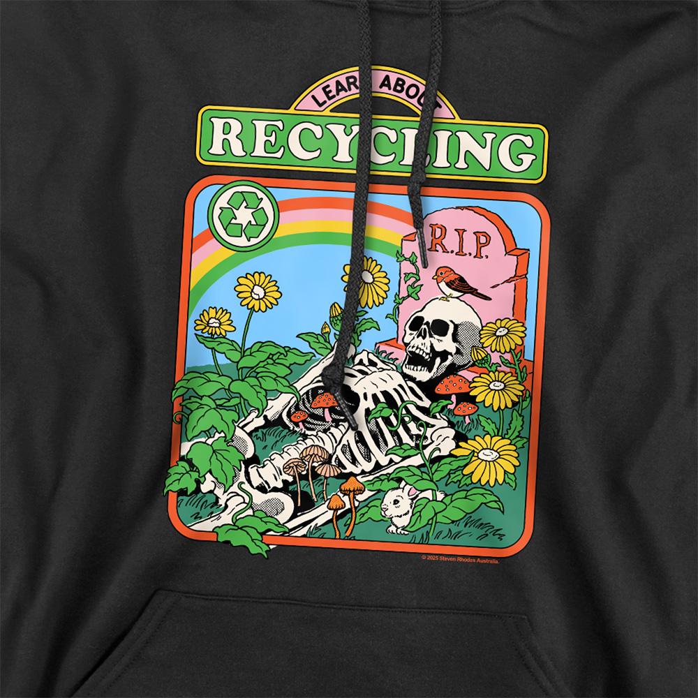 Steven Rhodes Unisex Adult Learn About Recycling Hoodie