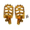 1 Set Motorcycle Foot Pegs Motorcycle Rests Peda For RMZ250 RMZ 250 2007-2009 RMZ450 RMZ 450 2005-2007 Gold
