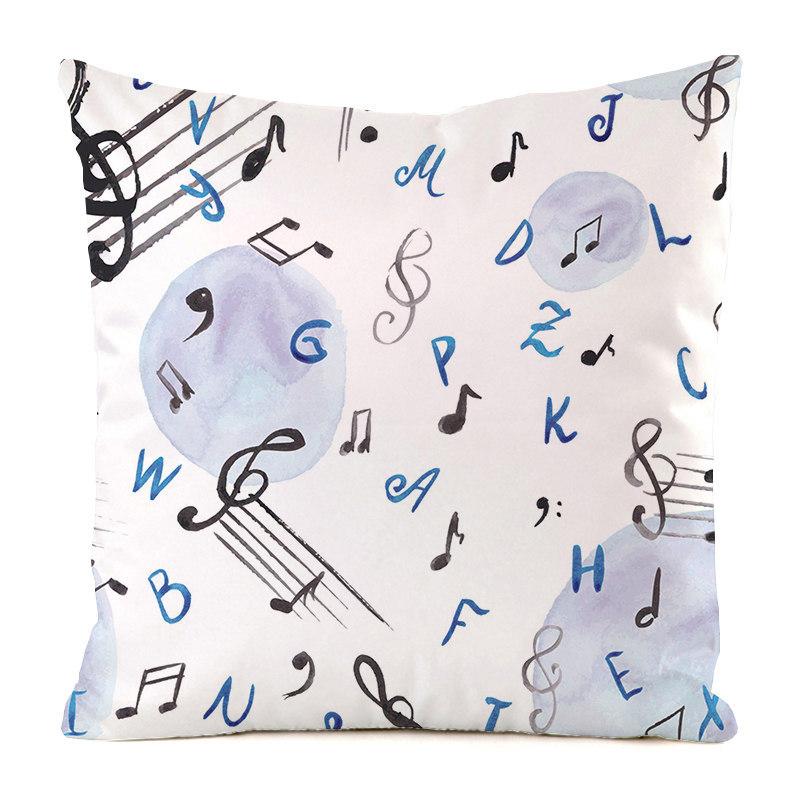 Home Decor Colorful Patterns: Happy Summer Time Pillows Pattern Cushion Cover Suitable for Sofa Bedroom Car Pillow Cover