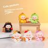 Cat Decor Resin Figurine With Wealth Symbols For Home Office Gift Ideas