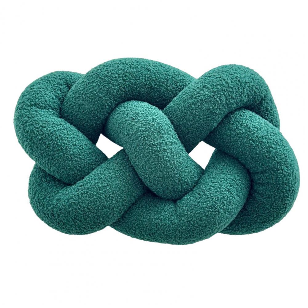 Knitted Knot Pillow Handmade Decorative Throw Pillows Soft Sofa Cushion Home Bedroom Decor Gift for Holidays Parties