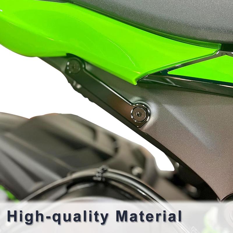 Fit For KAWASAKI Ninja ZX-6R /ZX636 2009-2024 Rear Passenger Peg Holes Cover CNC Billet Aluminum Footpeg Block Off Plates ZX 6R