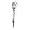Halloween Skeleton Stake Decorations Creepy Skull Hand Arm with Stakes Realistic Skeleton Bone Model for Outdoor Yard Garden Lawn Decor