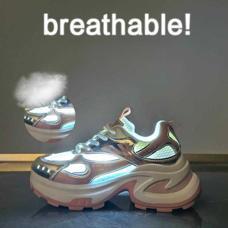 Женские повседневные кроссовки на массивной платформе — фото 5